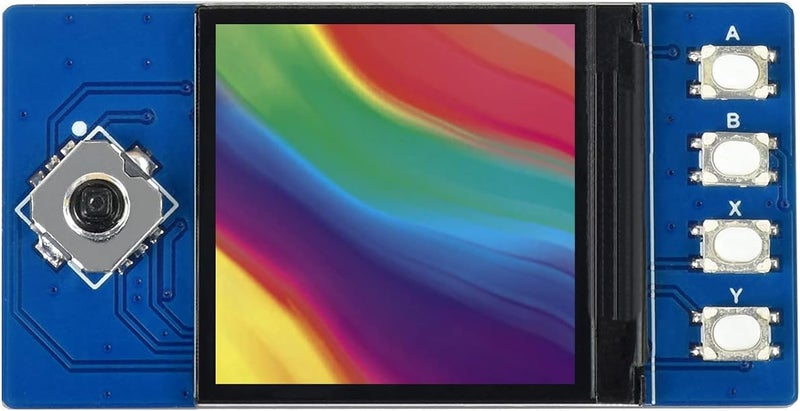 Waveshare 1.3inch LCD Display Module for Raspberry Pi Pico 65K RGB Colors 240×240 Pixels SPI Interface Comes with Raspberry Pi Pico C/C++ and MicroPython Demo - Image 1